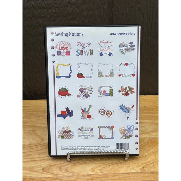 Dakota Collectibles Embroidery Club CD Sewing Notions 4X4 Field Designs Machine - Picture 2 of 4